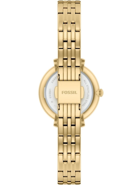 Fossil Trei Ceasuri Dama 26mm Baterie Cu Brățară Din Metal Auriu