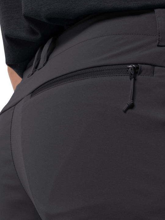 Jack Wolfskin Pantaloni Lungi de Drumeție Pentru Bărbați Negru