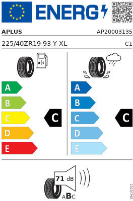 Aplus Aerix Rs01 Xl 225/40r19 93y
