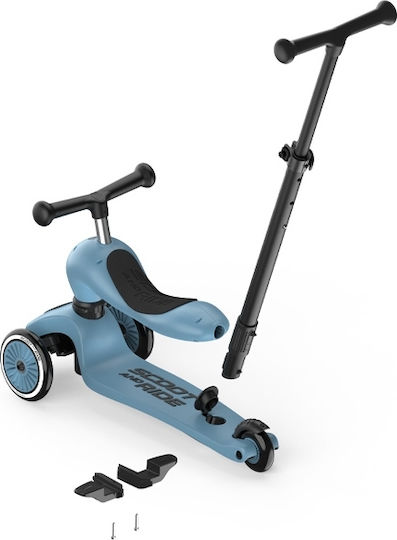 Benutzerdefiniertes Bundle Scoot & Ride Kinderroller Highwaykick 1 Push & Helm S Stahl