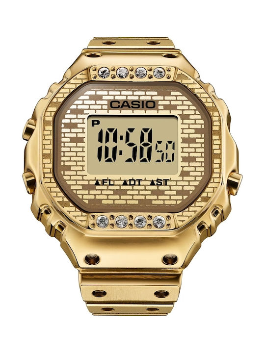 Casio Digital Men's Battery Watch with Silver Metal Bracelet