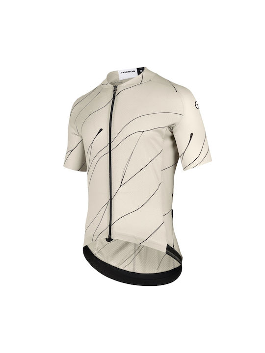 Assos Tricou De Ciclism Cu Mâneci Scurte Pentru Bărbați Road Bej
