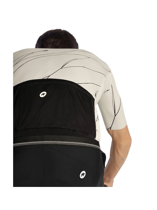 Assos Tricou De Ciclism Cu Mâneci Scurte Pentru Bărbați Road Bej