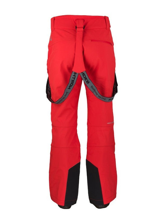 Northfinder 107227-360-102 Pantaloni de schi și snowboard pentru bărbați Roșii