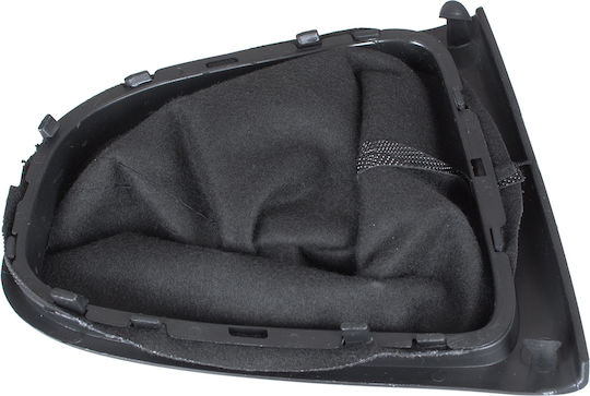 Renault Clio Iv 12-20 Schicht-Stiefel Schaltknauf Schutzabdeckung Schwarz + Schwarzer Rahmen