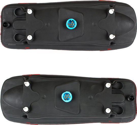 Renault Master Box Container Rear Lamp Left + Right 2 Pcs Set