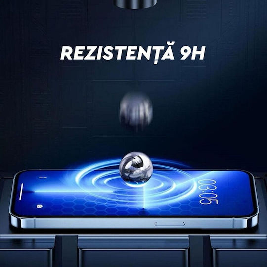 Lemontti Vollflächiger Gehärteter Glas Displayschutzfolie Samsung Galaxy A16 5G Schwarz