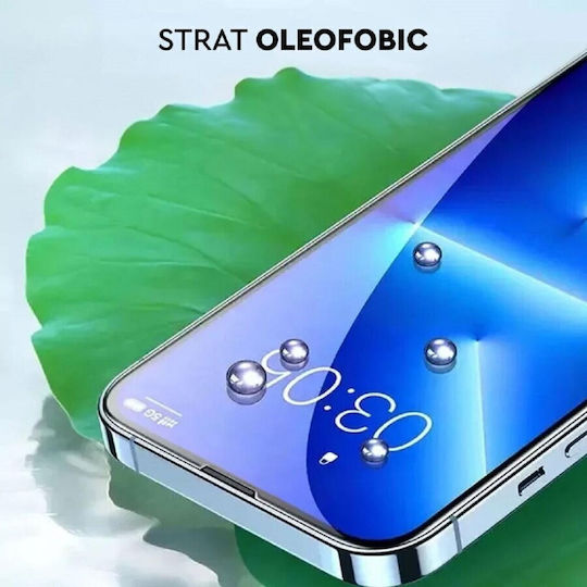 Lemontti Vollflächiger Gehärteter Glas Displayschutzfolie Samsung Galaxy A16 5G Schwarz
