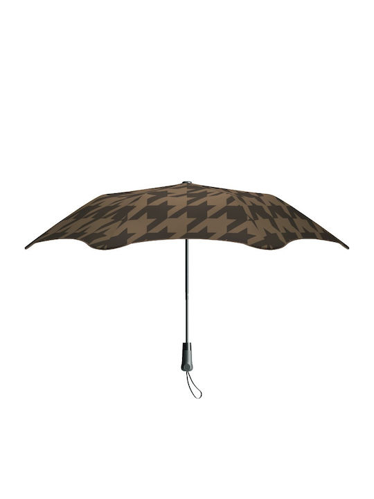 Blunt And Envy Windproof Automatic Compact Brown Umbrella