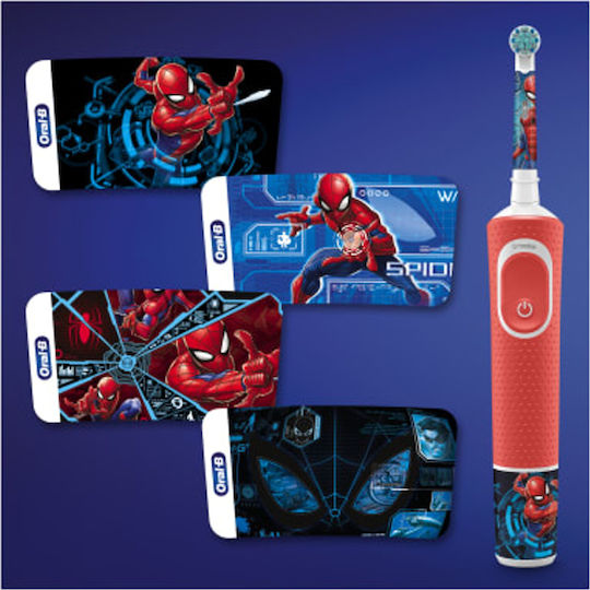 Oral-B Vitality Spiderman Children's Electric Toothbrush for 3+ Years