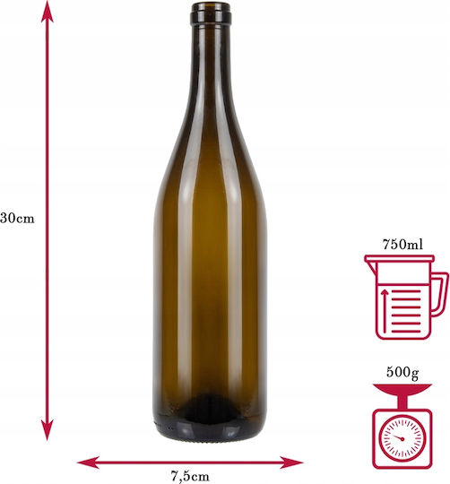 Μπορντο Μπουκάλι 750ml Κρασί 0,75l Φελλό