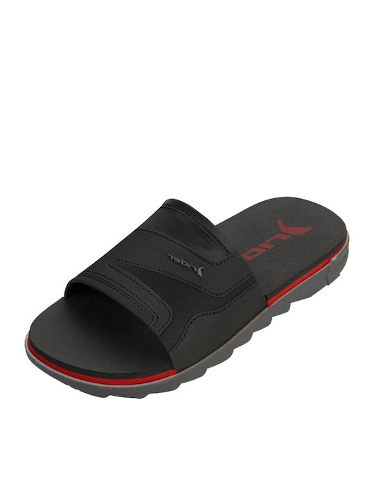 Men's Black Slides 12441 BF554