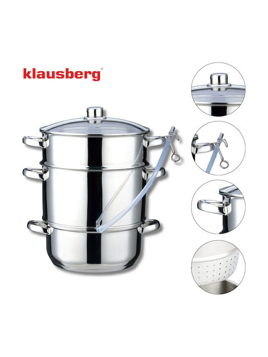 Klausberg Stainless Steel Pot Marmite 8lt /
