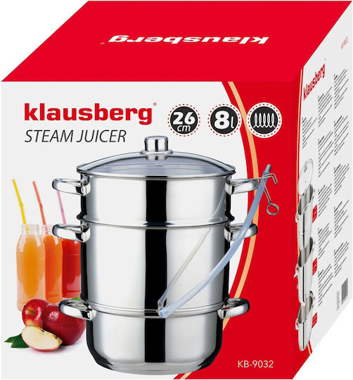 Klausberg Rostfreier Stahl Töpfe Marmite 8lt /