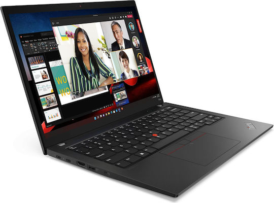 Lenovo ThinkPad T14s Gen 4 (Intel) 14" IPS FHD+ Тъчскрийн (i7-1365U/32GB/256GB SSD/W11 Pro) Deep Black (US Keyboard)
