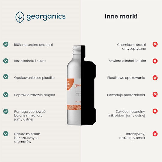 Georganics Mouthwash Against Plaque 100ml