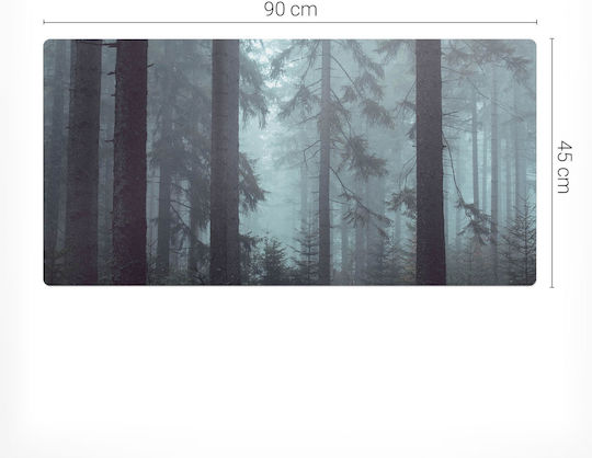 Suport Antiderapant Pentru Birou Misty Pădure Coniferă 90x45 Cm