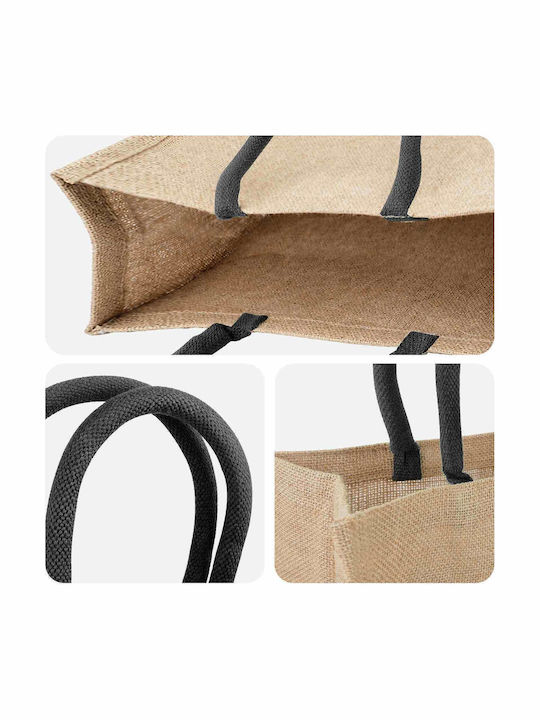 vidaXL Shopping Bag In Black Colour