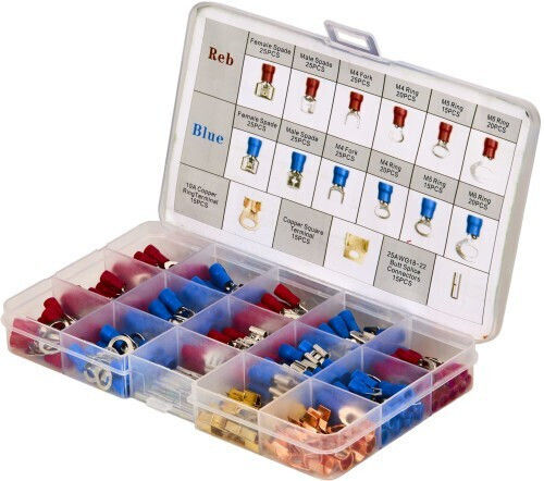 Kraft & Dele Set Terminale Electrice cu Izolație (KD10488) în Set de 300 Bucăți