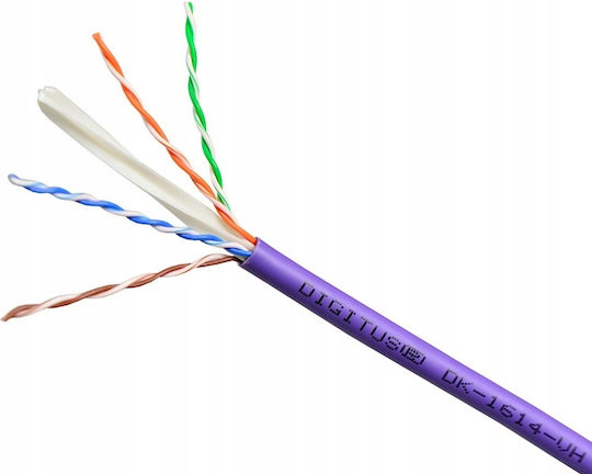 Digitus U/UTP Cat.6 (Gigabit) Cablu De Rețea Ethernet Fără Conectori 50m Violet