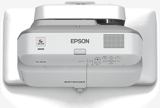 Epson EB-685W V11H744040 Projector 3LCD HD Standard Lamp with Built-in Speakers Gray