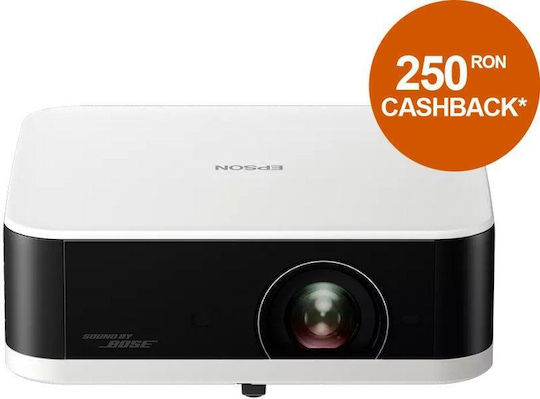 Epson EF-61W V11HB72040 Projector 3LCD Full HD LED Lamp with Wi-Fi and Built-in Speakers White