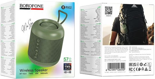 Borofone Bluetooth Speaker 5W Khaki BR102