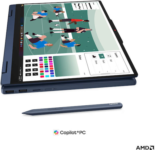 Lenovo IdeaPad 5 2-in-1 14AGP11 14" OLED FHD+ (Ryzen AI 400 Series-445/16GB/512GB SSD/W11 Home) (GR Keyboard)