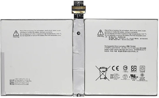 Laptop Tablet Battery Replacement for Microsoft Surface Pro 4 1724 Series Laptop P/N G3hta027h Dynr01 G3hta026h G3hta031h OEM Code -1-bat0234