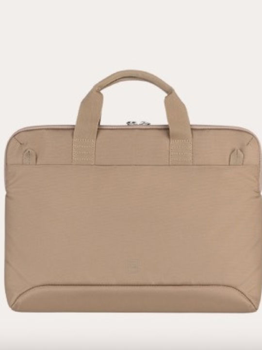Tucano Smilza Laptoptasche Schulter / Handheld für Laptop in Beige Farbe