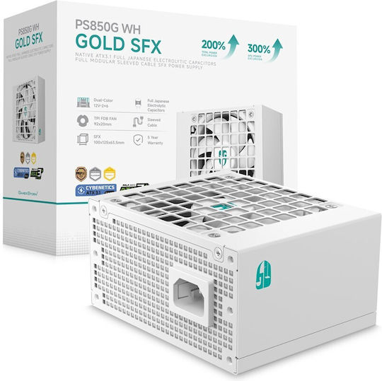 Deepcool Deepcool PS850G 850W White Computer Power Supply Full Modular 80 Plus Gold