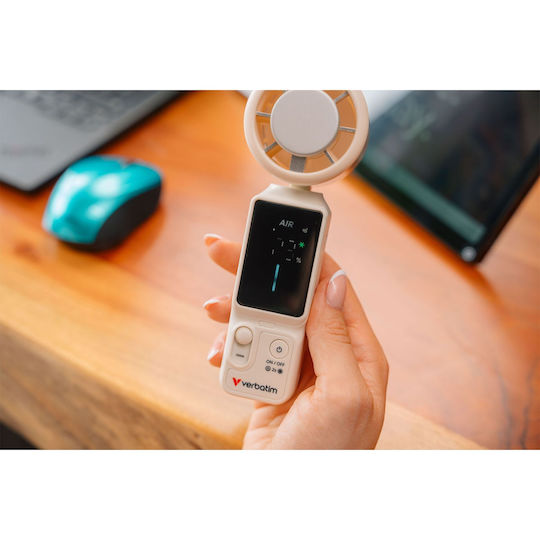 Verbatim Cool `n` Go Handheld USB Fan 10W White