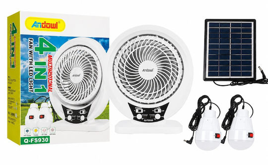 Andowl Q-fs930 Mini Fan Electric USB 10W White