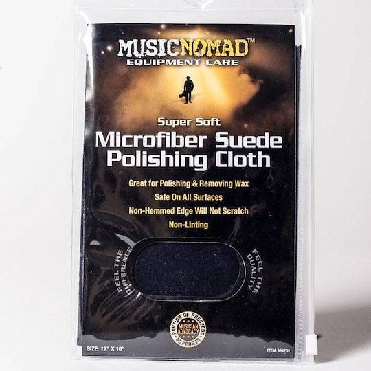 MusicNomad Почистваща Кърпа Microfiber Suede Polishing Cloth за Тяло на Струнен Инструмент