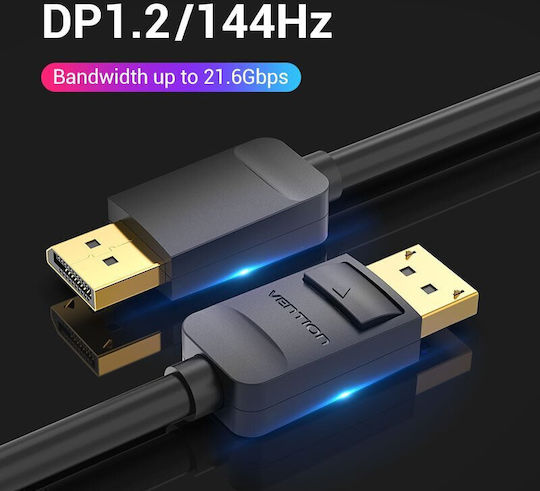 Vention Cable DisplayPort male - DisplayPort male 1m Black (HACBF)