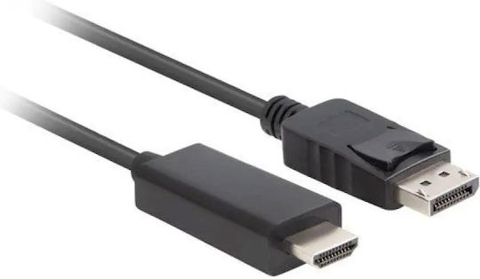 Lanberg Кабел DisplayPort мъжки - HDMI мъжки 5м Черен (CA-DPHD-11CC-0050-BK)