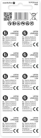 EverActive Batterien Alkalisch für Uhren LR48 10Stück