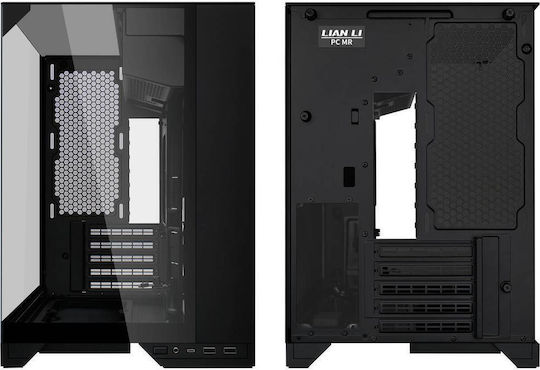 Lian Li Li O11 Vision-M Mini Tower Computer Case Black