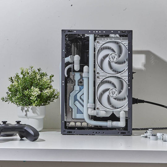 Ssupd Meshroom S V2 PCIe 5.0 Mini Tower Computer Case Black