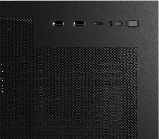 LC-Power Gaming 812B Onyx Vision Midi Tower Κουτί Υπολογιστή με Πλαϊνό Παράθυρο Μαύρο