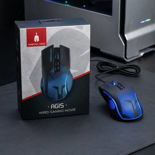 Spartan Gear Agis RGB Gaming Mouse 12800 DPI Black