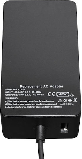 Захранващ адаптер за лаптопи Microsoft Surface 12V 3.6A 48W