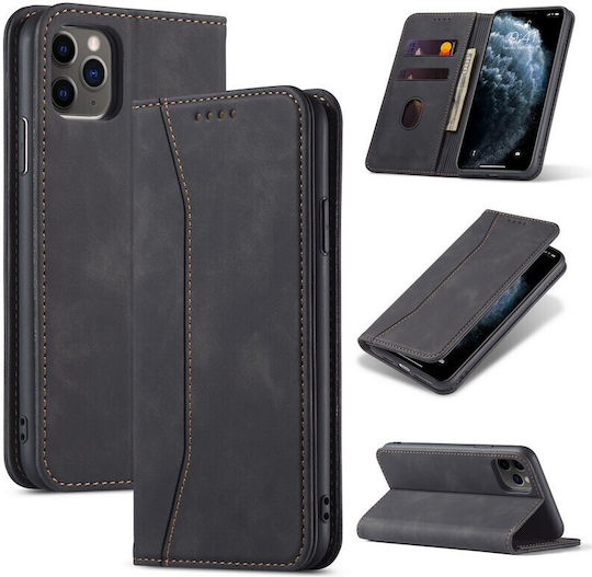 Bodycell Book Synthetic Leather / Leather Black Galaxy A30s