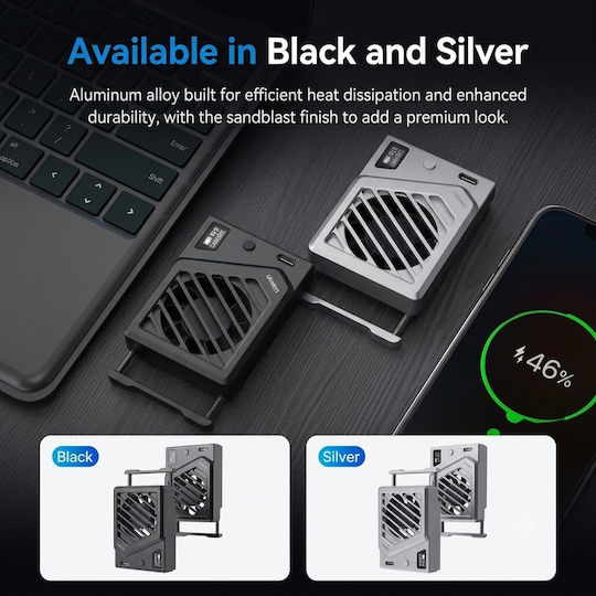 Ulanzi Fan Cooling Fan for Sony Canon Fuji Fujifilm Camera Ulanzi Ca25 Silver 13305078 6974774332213