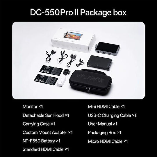 Viltrox Dc-550 Pro Ii 5.5" Touchscreen Hd Monitor