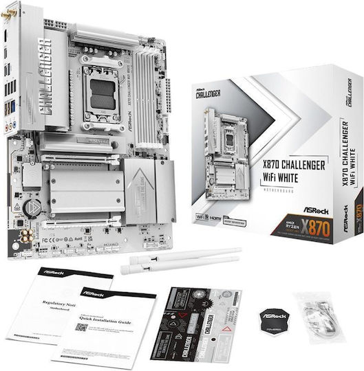 ASRock X870 Challenger WiFi Дънна Платка ATX с AMD AM5 Сокет 90-MXBUL0-A0UAYZ
