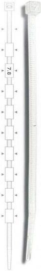 Elematic Legături Cablu Din Plastic 540mmx7.5mm În Culoare Albă 100 Bucăți 5231E