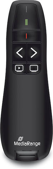 MediaRange Prezentator 5-Button Wireless cu Laser Roșu și Taste Slideshow