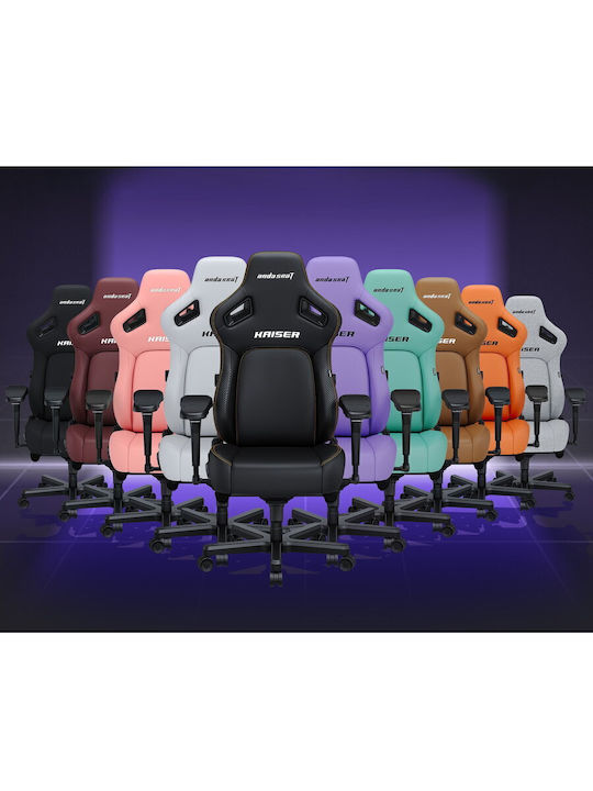 Anda Seat Kaiser 4 L Καρέκλα Gaming Δερματίνης με Ρυθμιζόμενα Μπράτσα Maroon