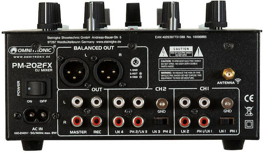 Omnitronic PM-202FX & Bluetooth